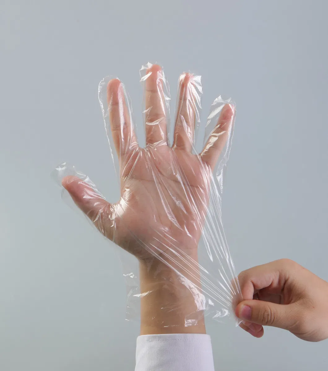 Medical Protective Disposable Waterproof Plastic PE CPE Gloves for Hand Protection