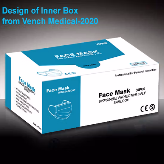 Maschera protettiva chirurgica medica, Maschera del medico, Maschera chirurgica, Bfe95mask, Bfe99mask, 3