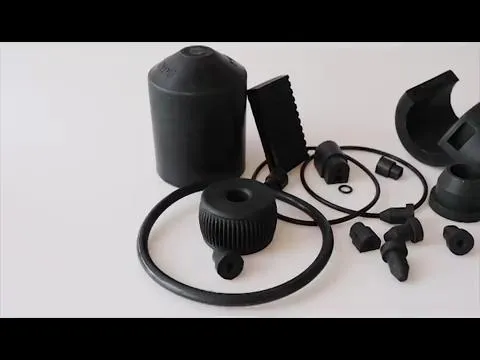 Piedini paraurti in gomma affusolati per protezione ambientale per mobili, sedie da tavolo, attrezzature per macchine strumentali con rondella di guarnizione in metallo