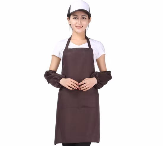 Grembiule da cucina con pettorina vuota per promozione Unfiorm personalizzata all'ingrosso