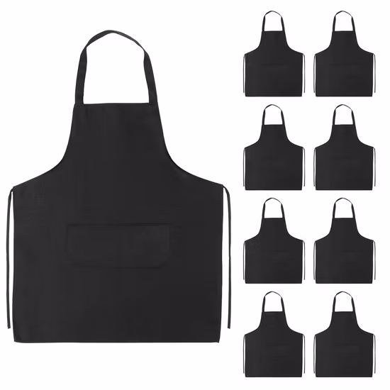 Grembiule per bambini regolabile in poliestere sublimatico per cottura al forno, pittura, cucina MLS