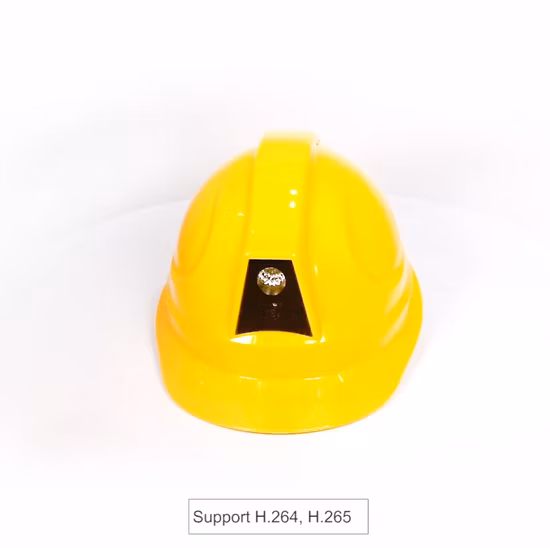 Protezione impermeabile per la testa H265 Rilevamento intelligente della rimozione del casco da minatore 4G Telecamera per casco di sicurezza